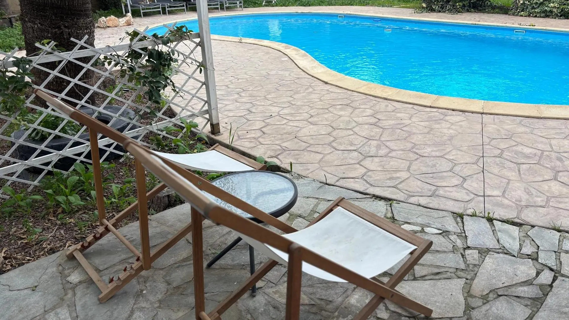 Mediterranean Poolside Garden Cottage Kiti